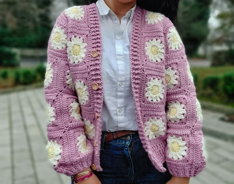 ๐ผ Daisy Dreams Cardigan Pattern