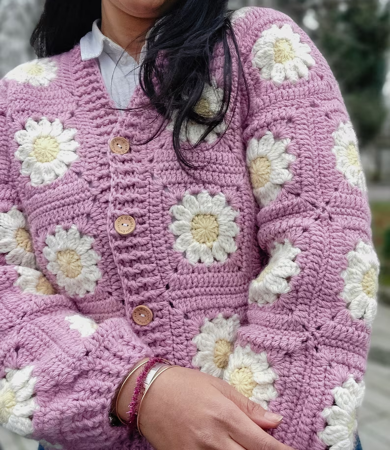 ๐ผ Daisy Dreams Cardigan Pattern