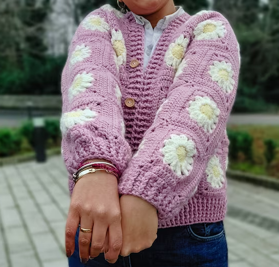 ๐ผ Daisy Dreams Cardigan Pattern