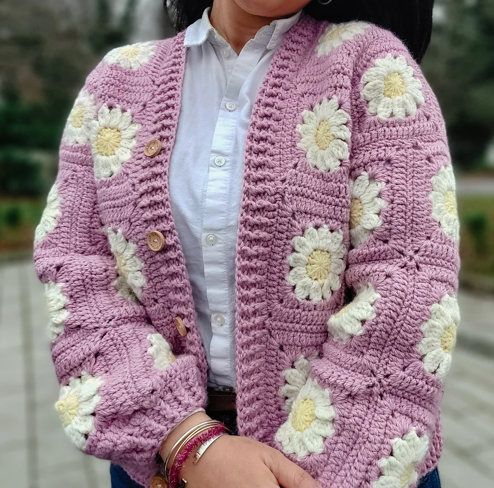 ๐ผ Daisy Dreams Cardigan Pattern
