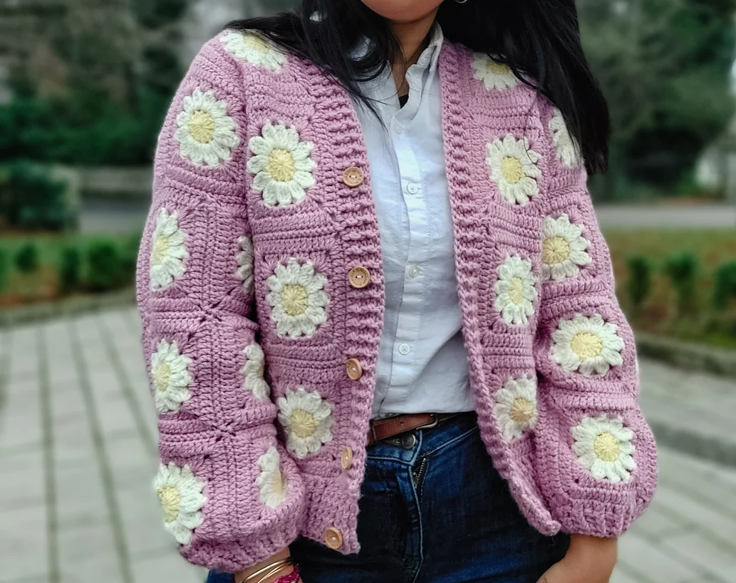 ๐ผ Daisy Dreams Cardigan Pattern