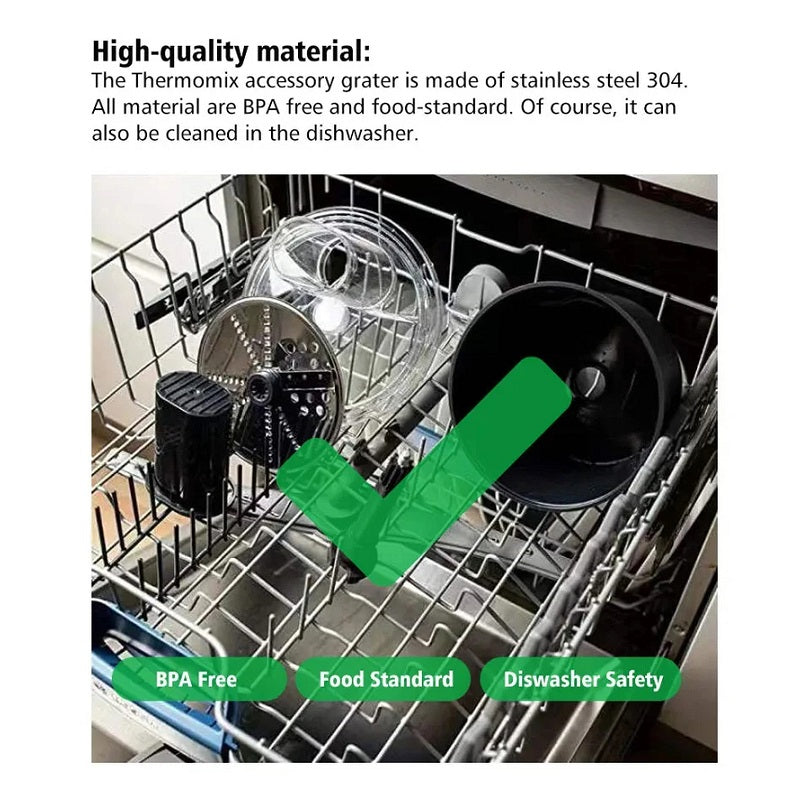 Thermomix Food Cutter Attachment for TM5/TM6 – Multifunctional Vegetable Chopper and Slicer