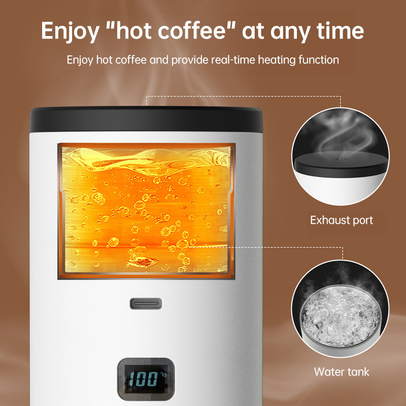 Portable 3-in-1 Wireless Espresso Maker – 7800mAh Battery, Compatible with Capsules and Ground Coffee