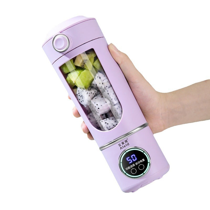 High-End Portable Juicer Cup – USB Rechargeable Crushed Ice Juicer for Outdoor and Travel Use