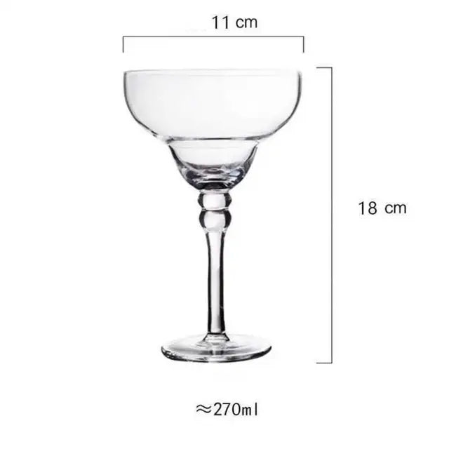 Colorful Wine Glasses Set – 4-Piece Cocktail and Champagne Goblets, Assorted Colors