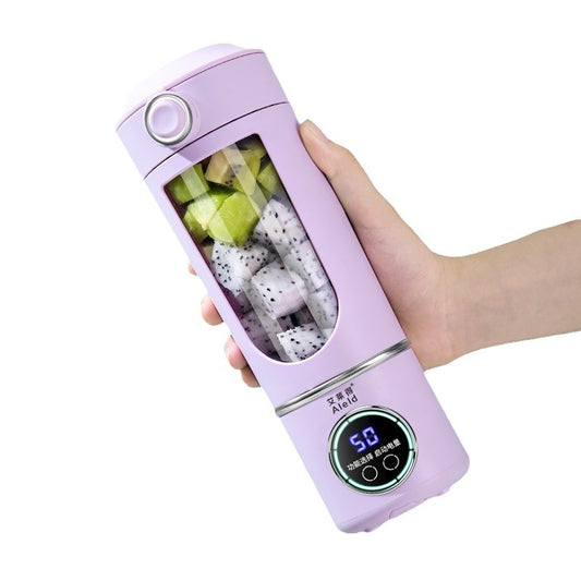 High-End Portable Juicer Cup – USB Rechargeable Crushed Ice Juicer for Outdoor and Travel Use