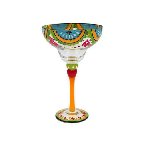 Colorful Wine Glasses Set – 4-Piece Cocktail and Champagne Goblets, Assorted Colors