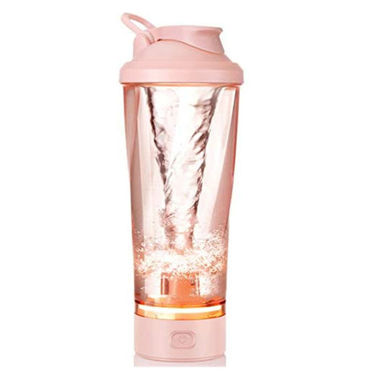 450ml Electric Mixing Cup – Automatic Vortex Protein Shaker with Spiral Design and Battery-Powered LED