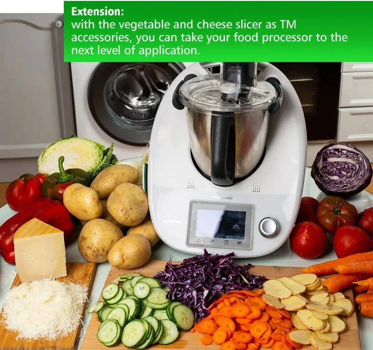 Thermomix Food Cutter Attachment for TM5/TM6 – Multifunctional Vegetable Chopper and Slicer