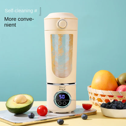 High-End Portable Juicer Cup – USB Rechargeable Crushed Ice Juicer for Outdoor and Travel Use