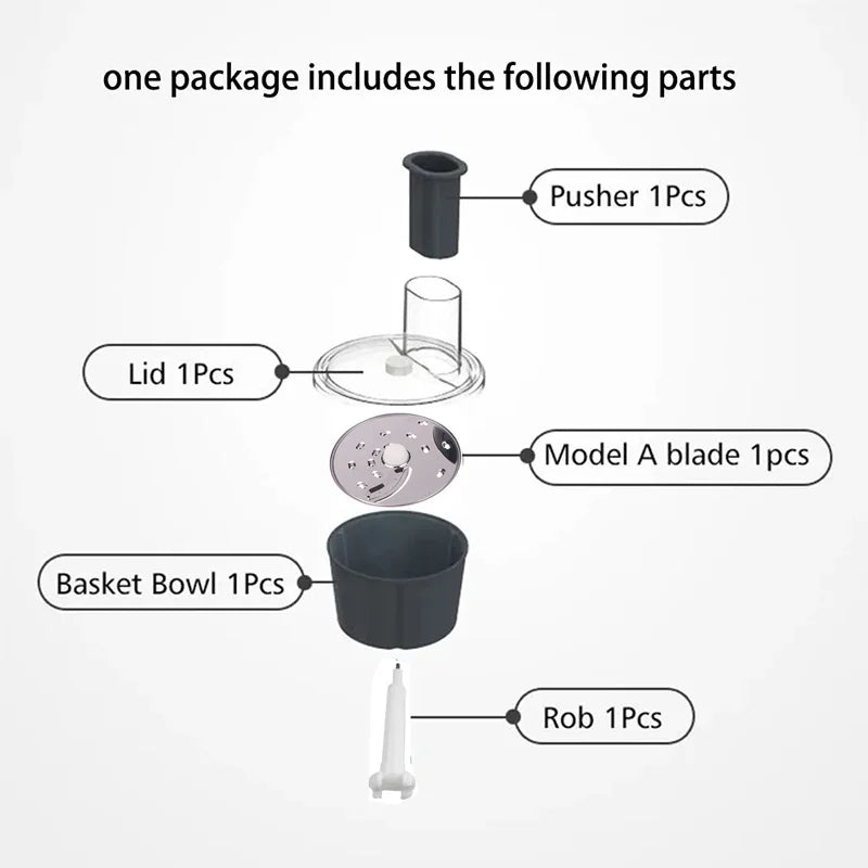 Thermomix Food Cutter Attachment for TM5/TM6 – Multifunctional Vegetable Chopper and Slicer